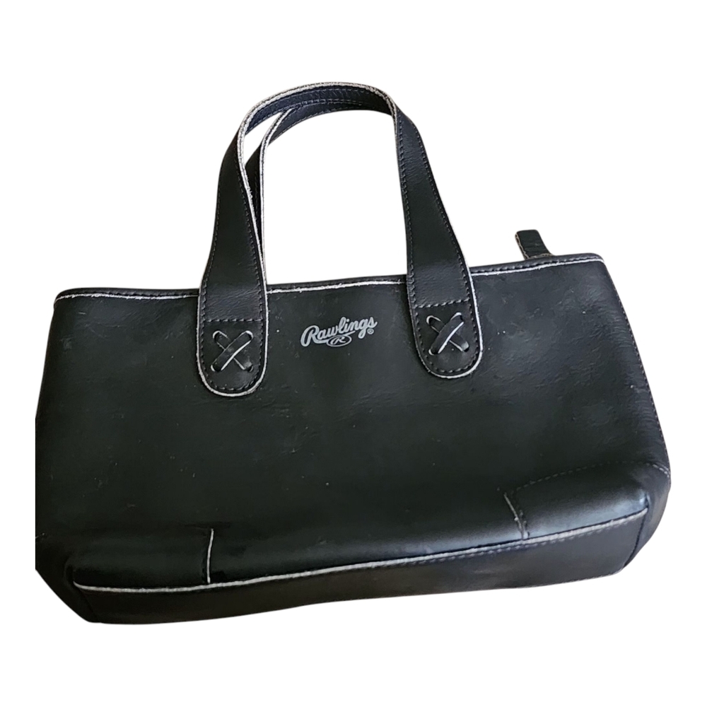 Rawlings Vintage Rare Black Handbag 16x9x5